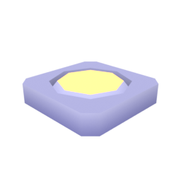 Button Floor Round